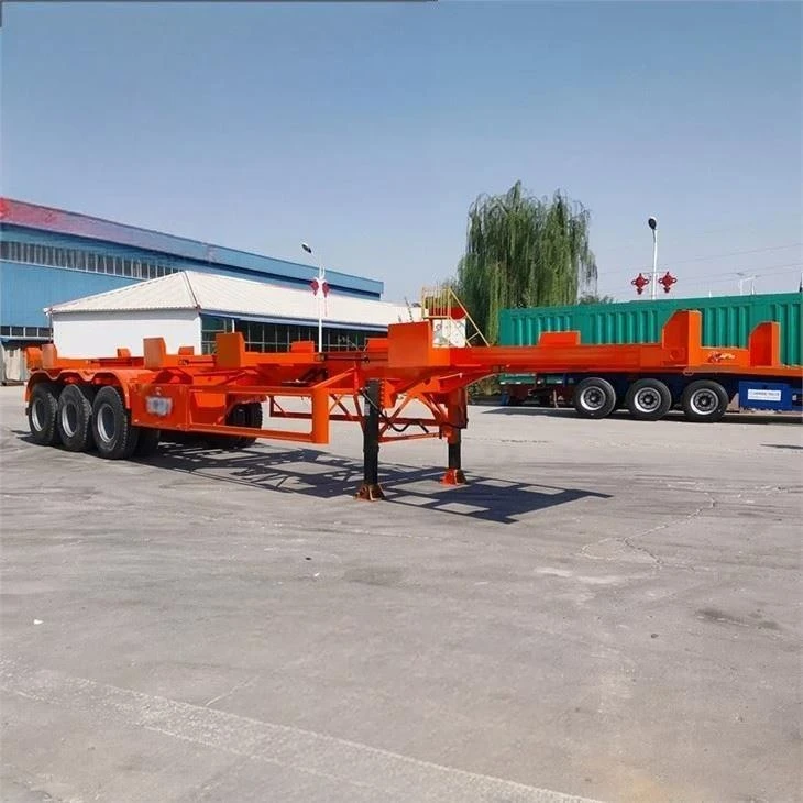 3-axis 40 Foot Skeleton Container Trailer suppliers